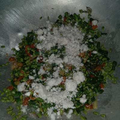Step 4 Oseng Botok Petai Cina