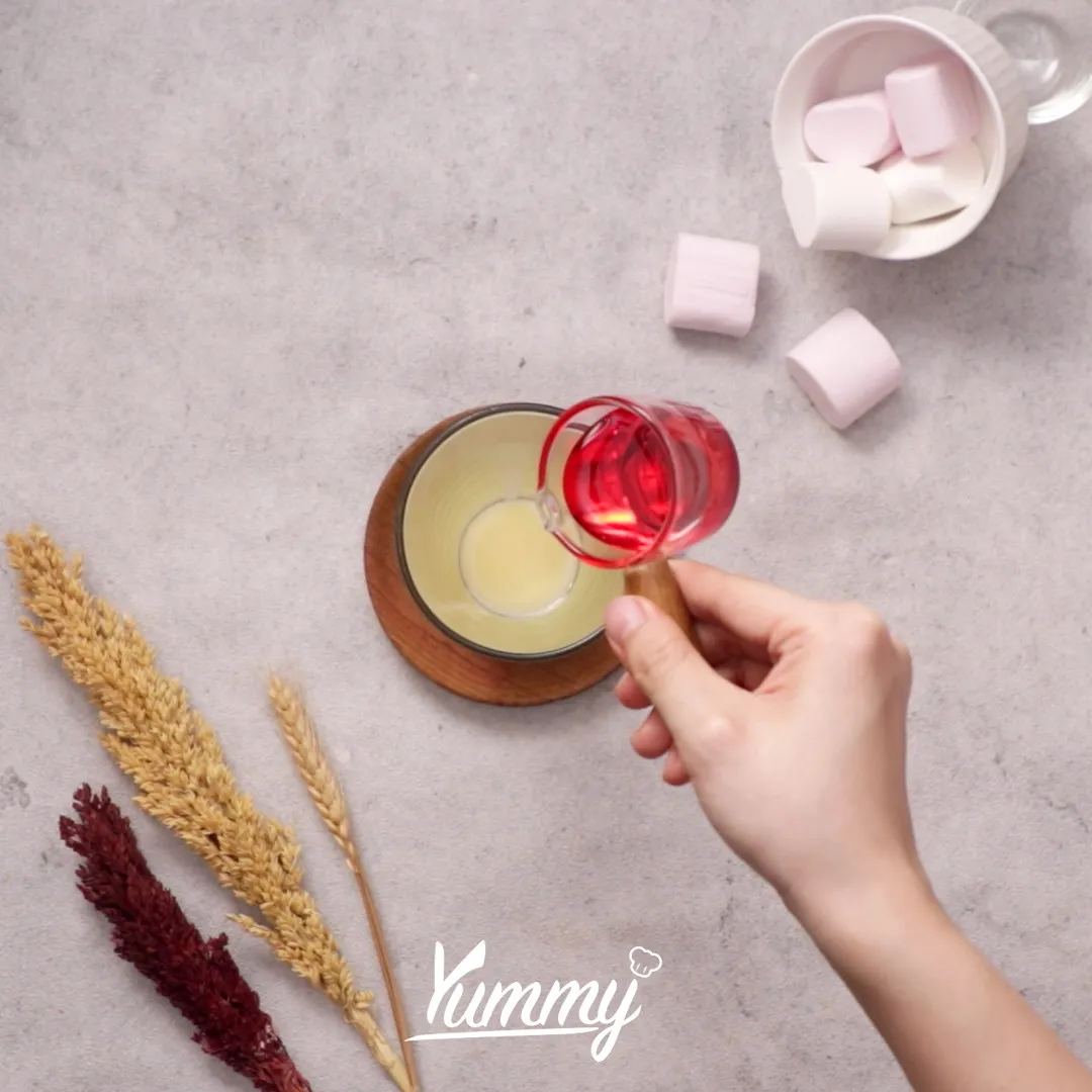 Step 3 Pink Lava Drink Ala Richeese