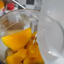 Tambahkan air matang.