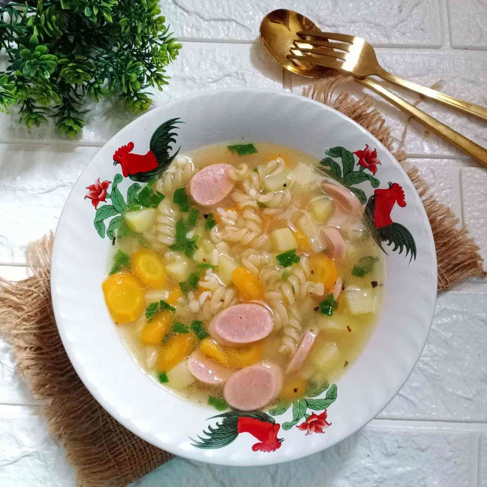 Sop Makaroni Sosis #MPASIEkstraPoin