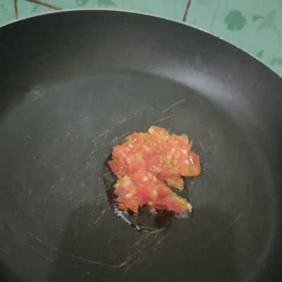 Step 7 Sawi Gulung isi Tahu Ayam
