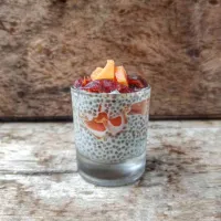 Puding Chia Seed Pepaya Kurma