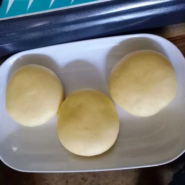 Setelah didiamkan akan mengembang 2x lipat.