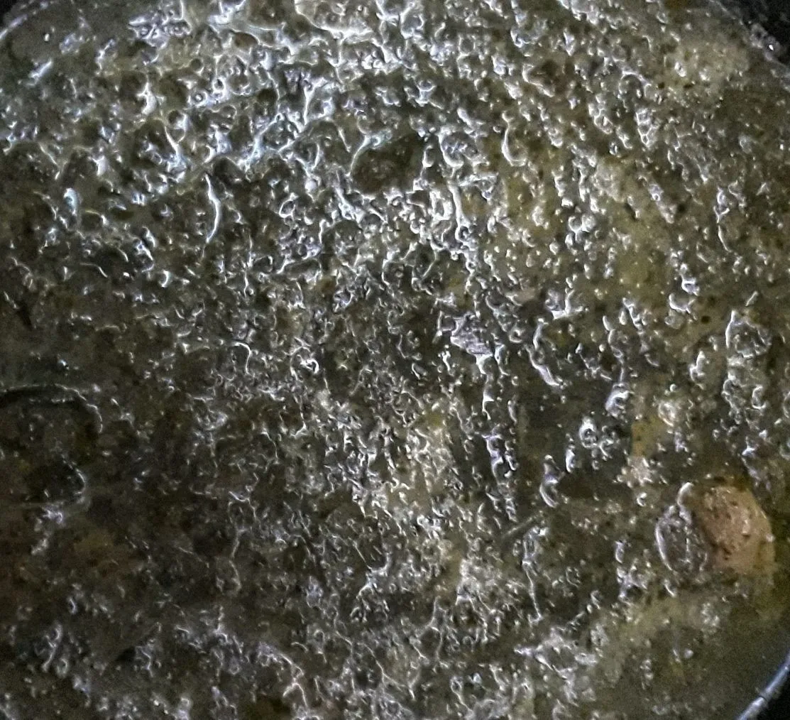 Step 8 Sayur Tumbuk Daun Ubi
