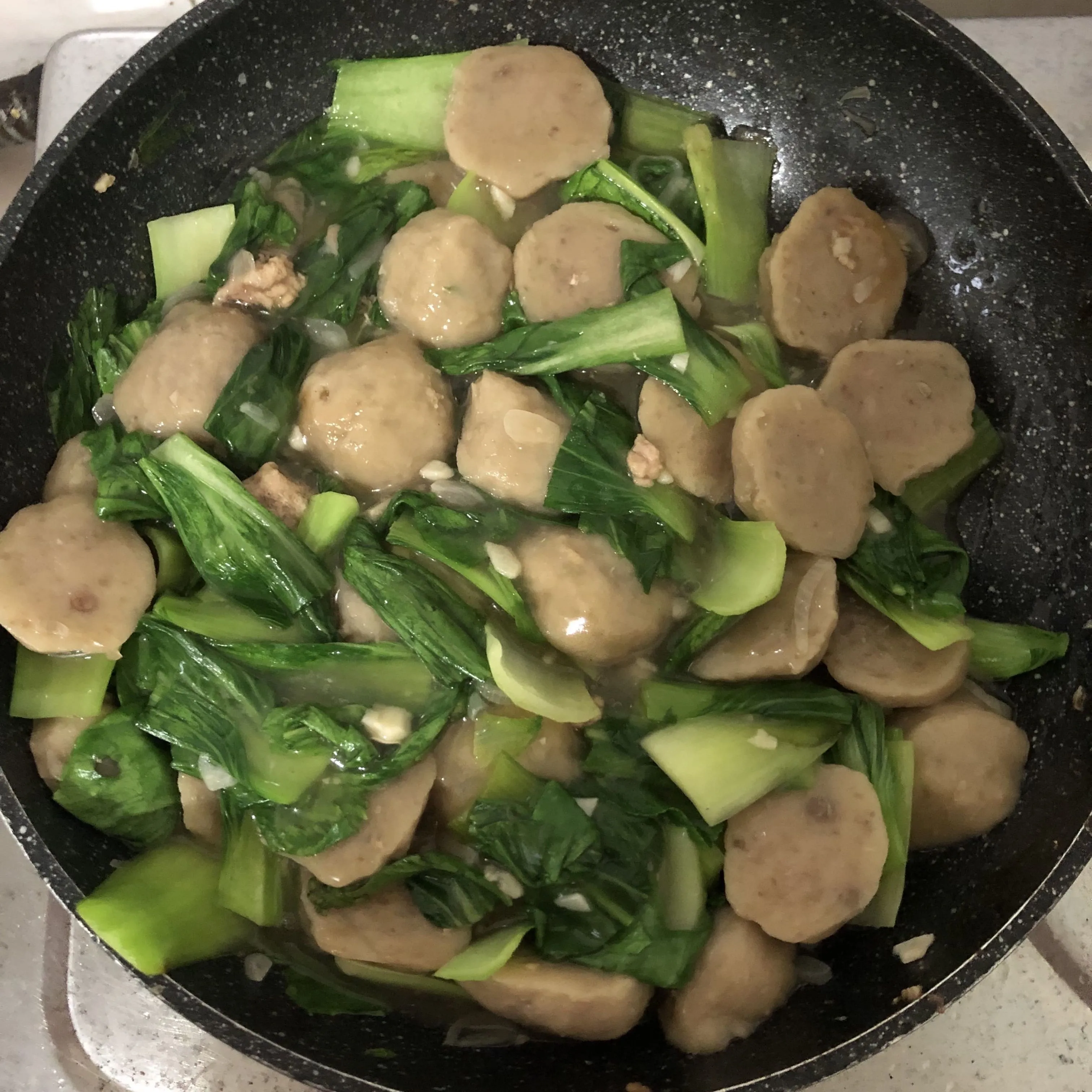 Step 5 Bakso Pakcoy