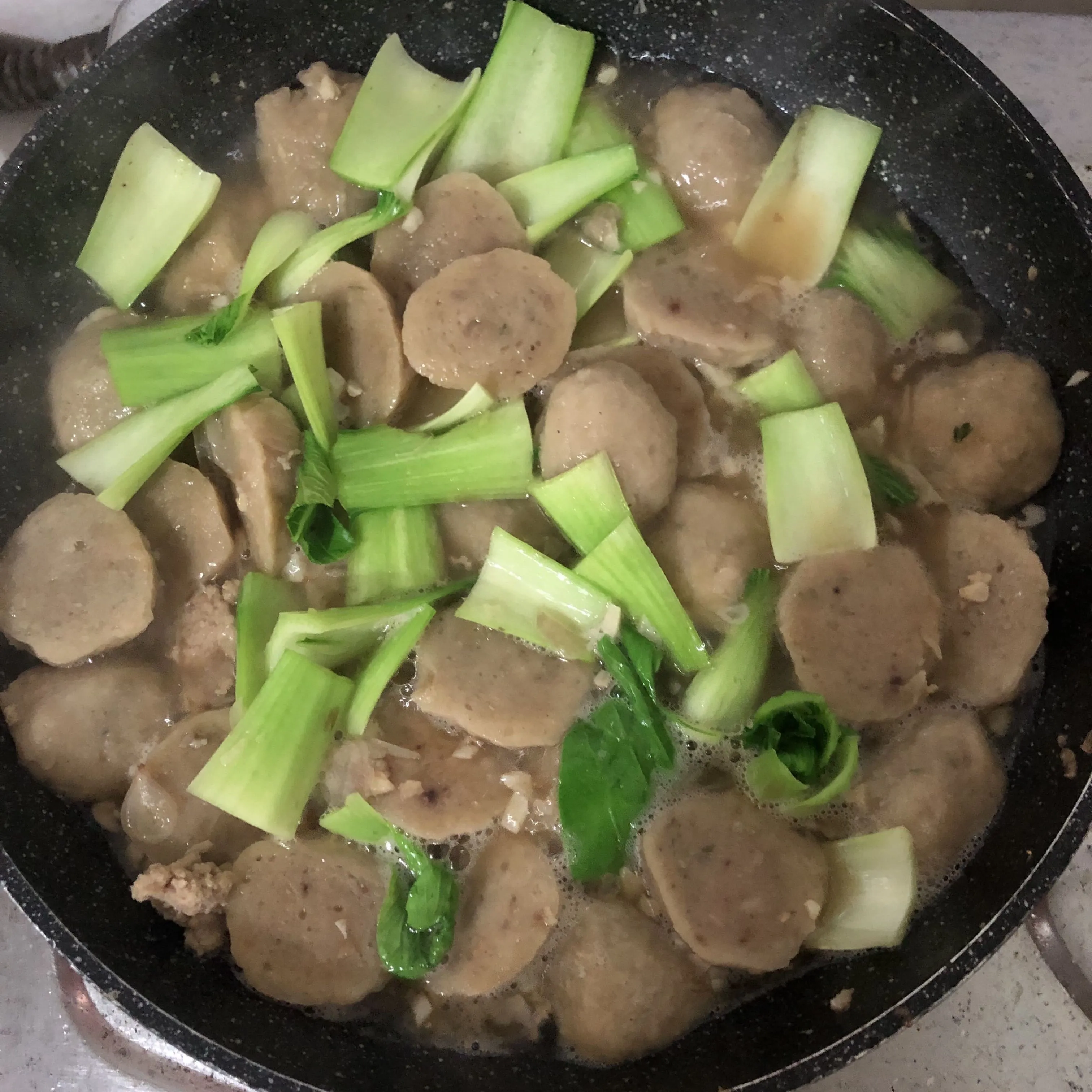 Step 4 Bakso Pakcoy