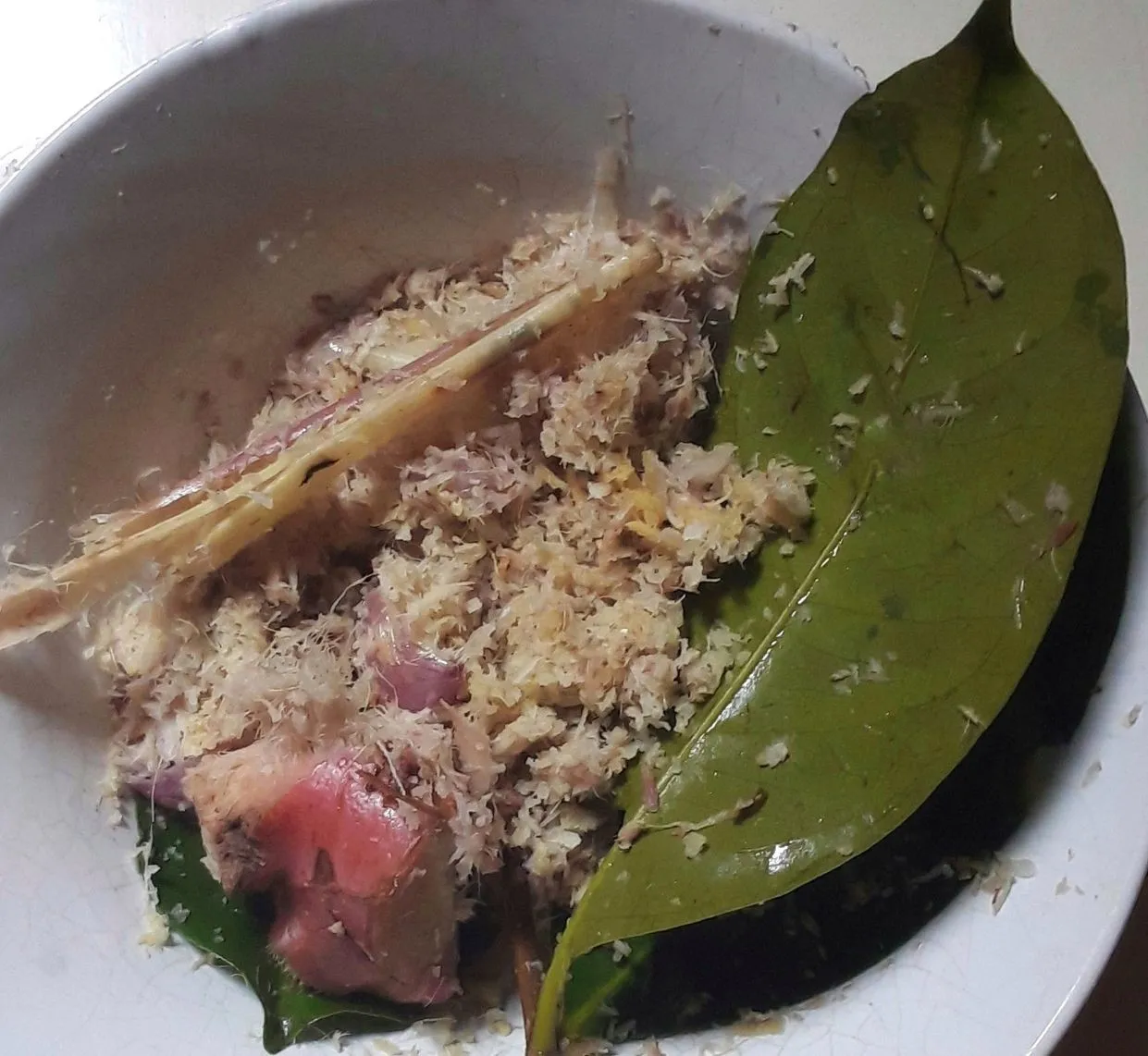 Step 3 Sayur Tumbuk Daun Ubi