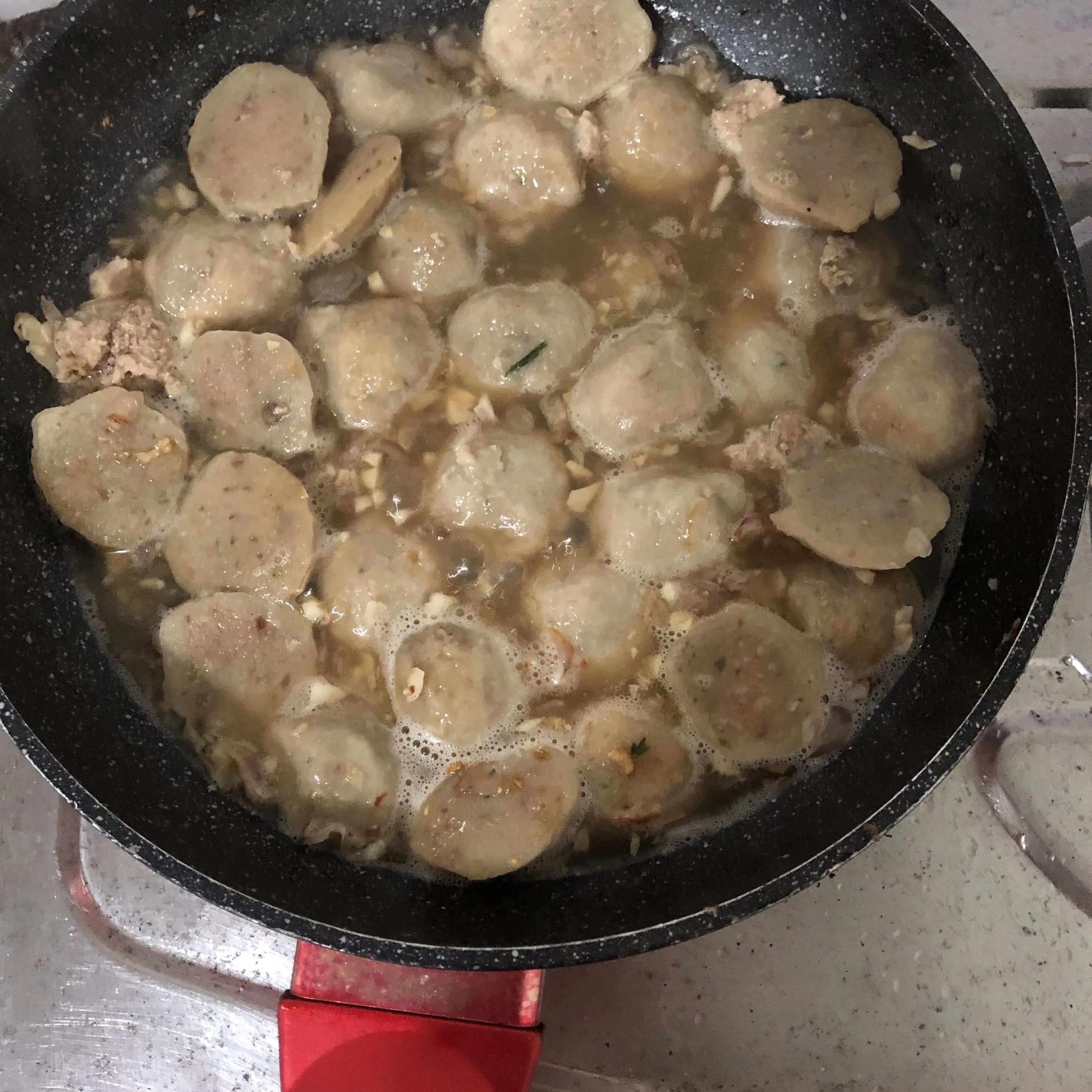 Step 3 Bakso Pakcoy