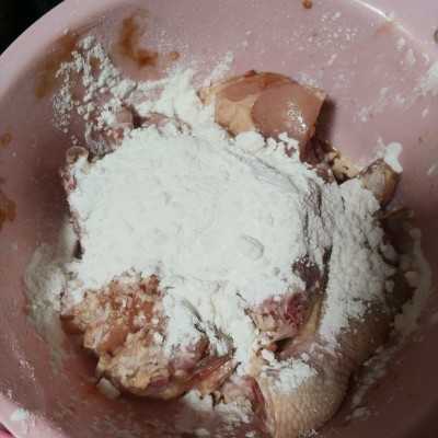 Step 4 Ayam goreng bawang putih