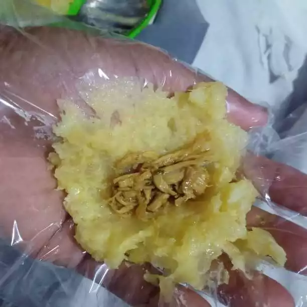 Step 3 Kroket Singkong Isi Ayam Suwir