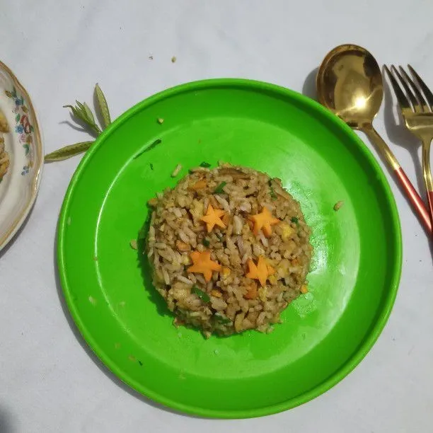 Step 6 Nasi Telur Korea