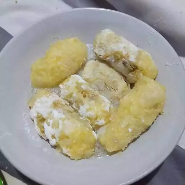 Step 4 Kroket Singkong Isi Ayam Suwir