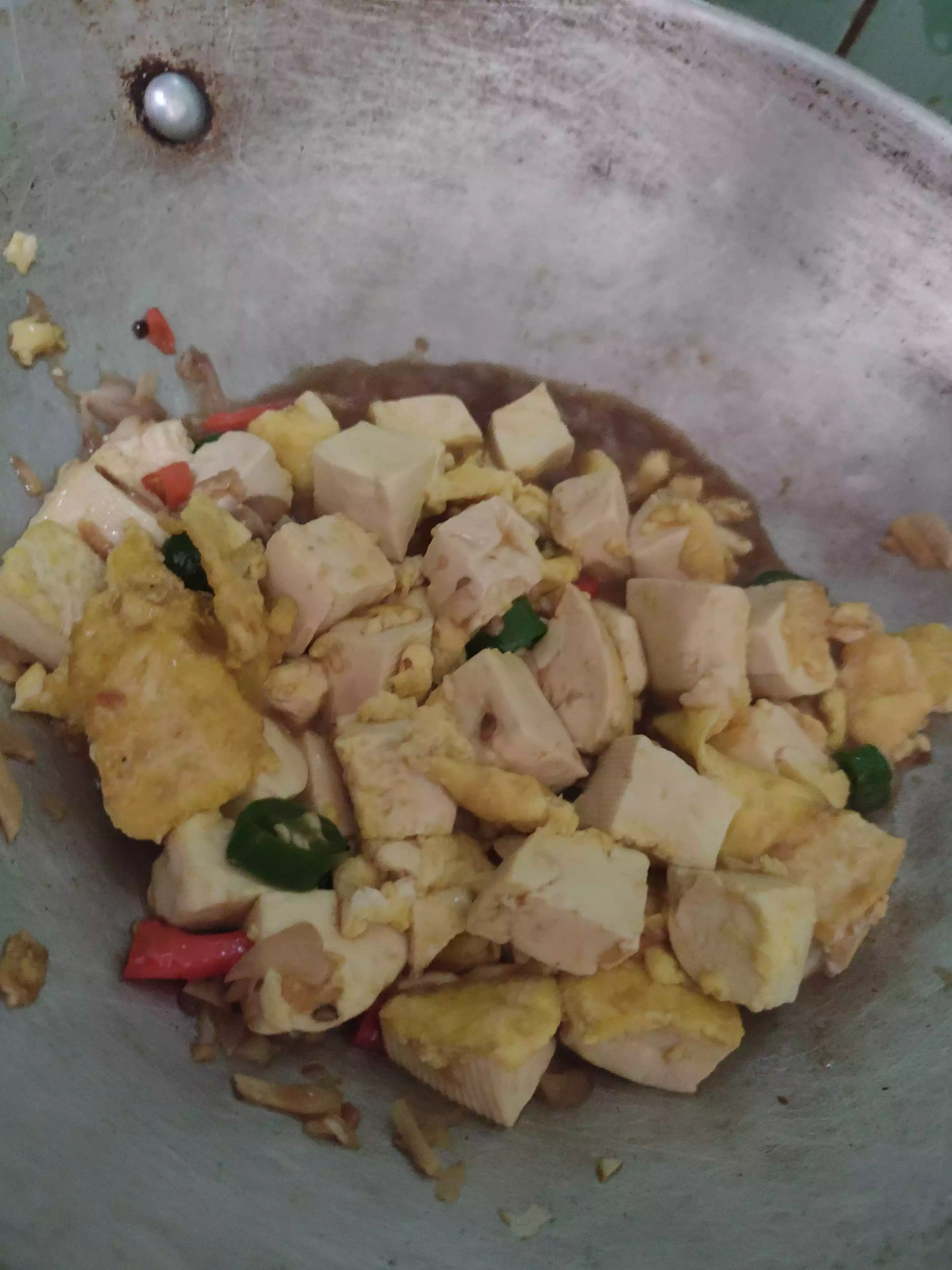 Step 7 Tumis Tahu Telur
