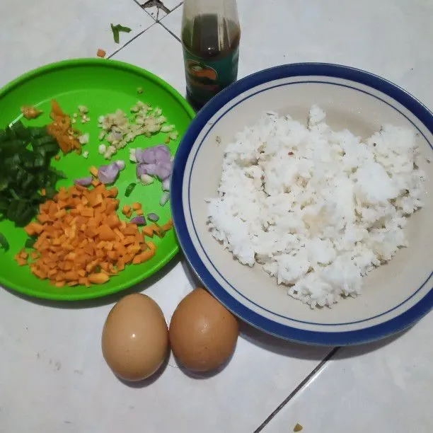 Step 1 Nasi Telur Korea