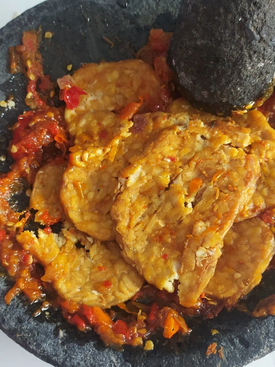 Step 6 Tempe Penyet