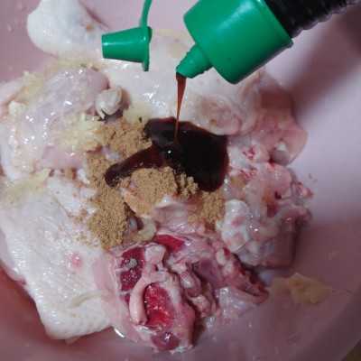 Step 2 Ayam goreng bawang putih