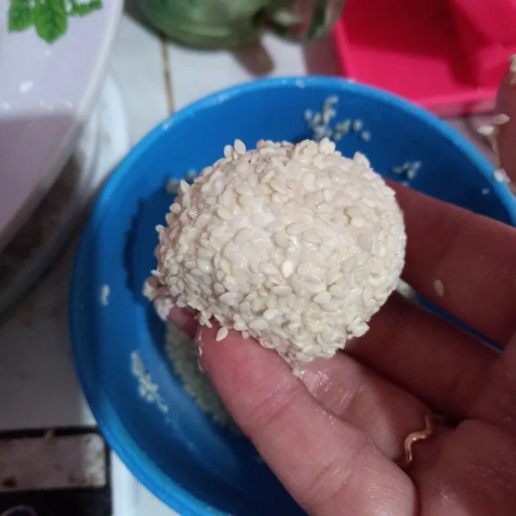 Step 6 onde onde kacang hijau