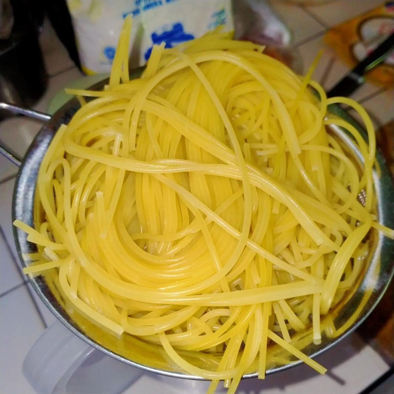 Step 1 Spaghetti Brulee Praktis