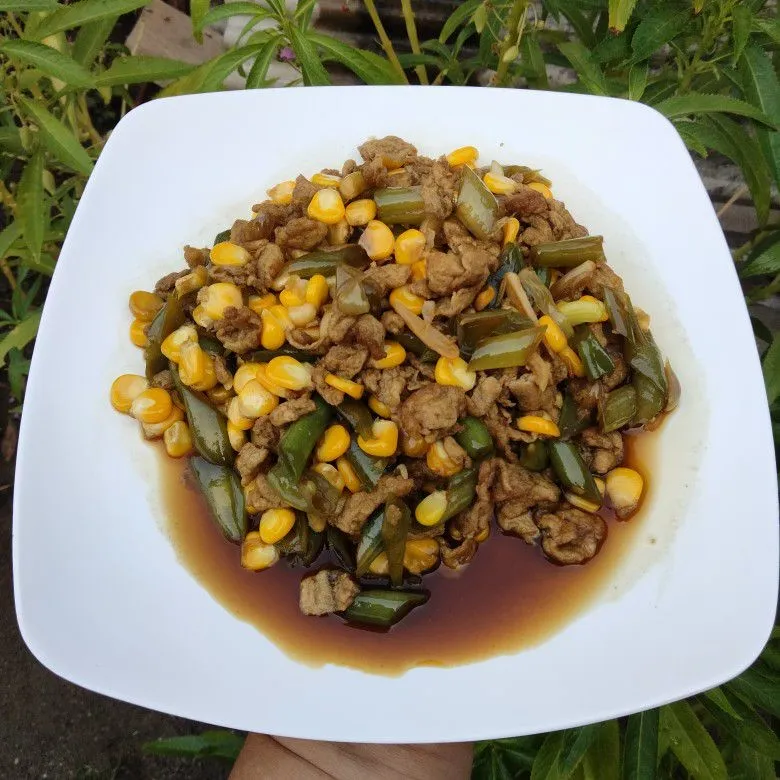Step 7 Oseng buncis vs Jagung manis