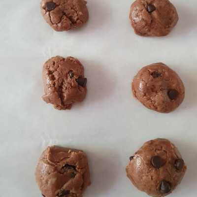 Step 4 Coklat Chips Cookies