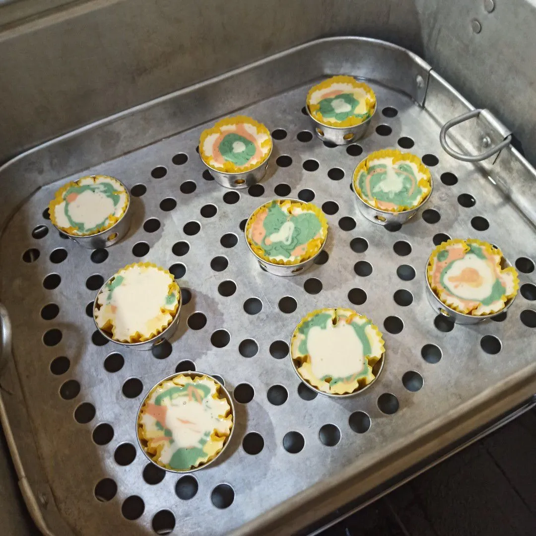 Step 5 Bolu Kukus (Pakai Air Soda)