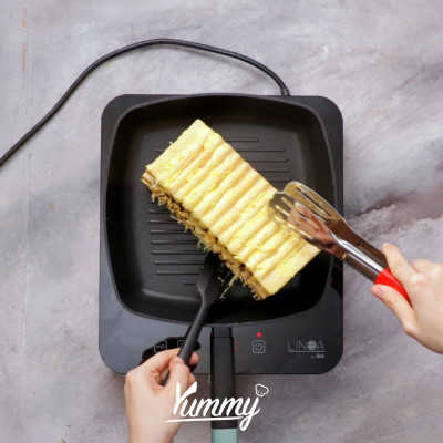Step 4 Roti Bakar Bandung Coklat Keju
