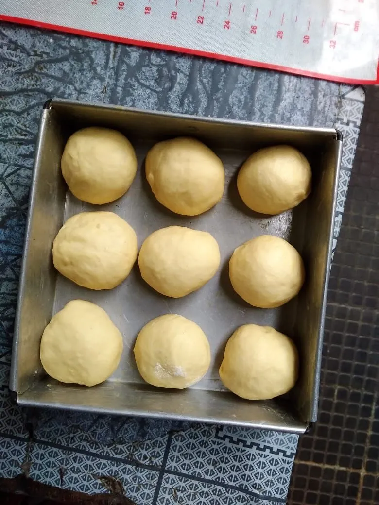 Step 6 Roti Burger Sobek