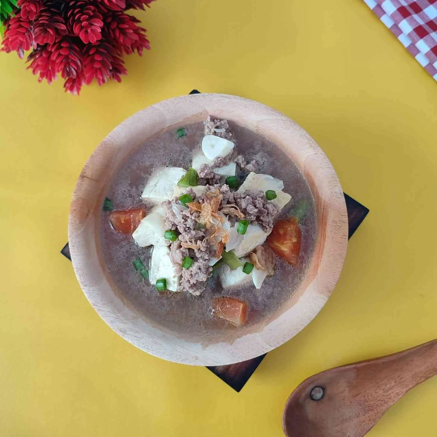 Sup Tahu Daging Cincang MPASI 12+ #YummyMPASIChallenge