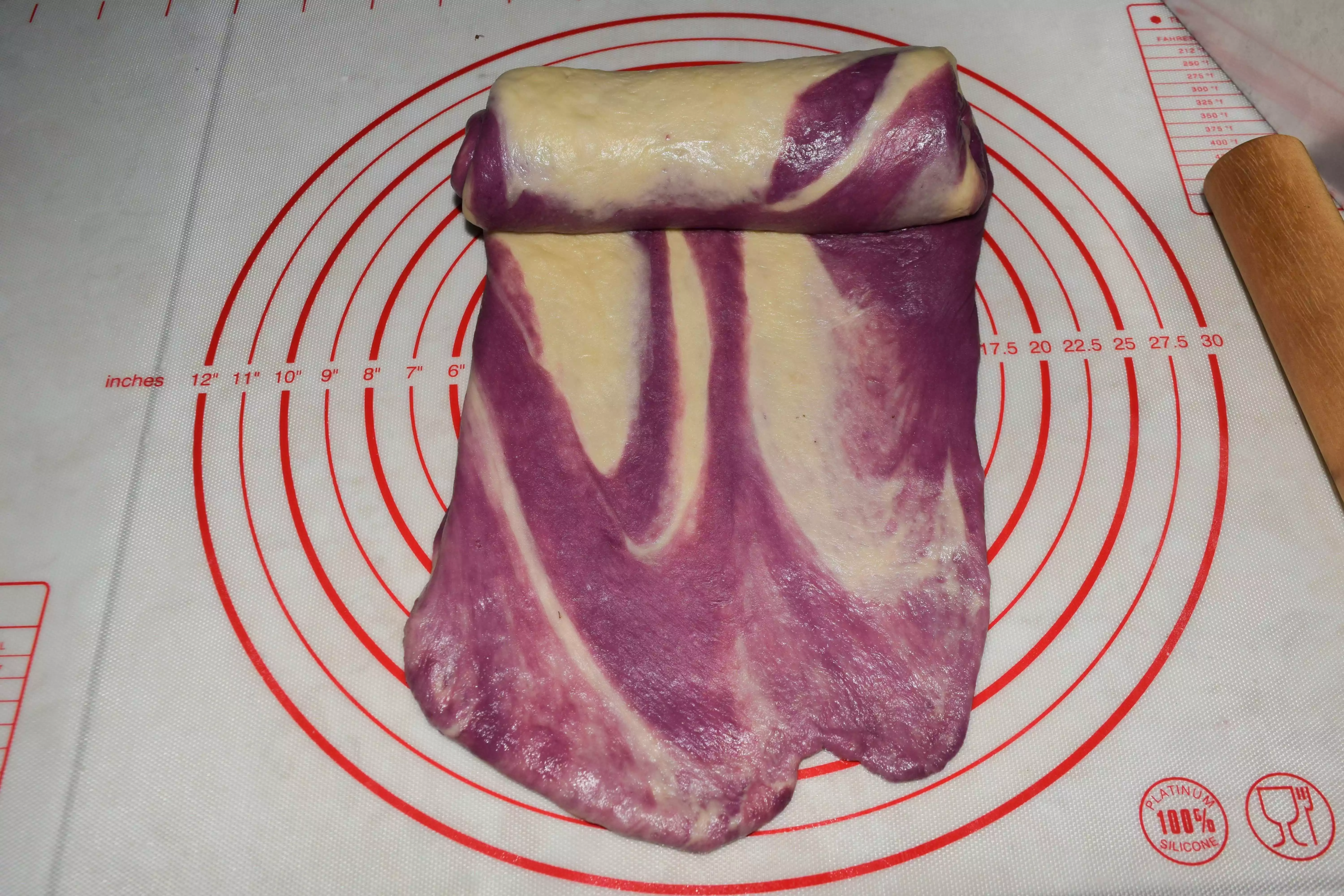 Step 6 Marble Taro Bread