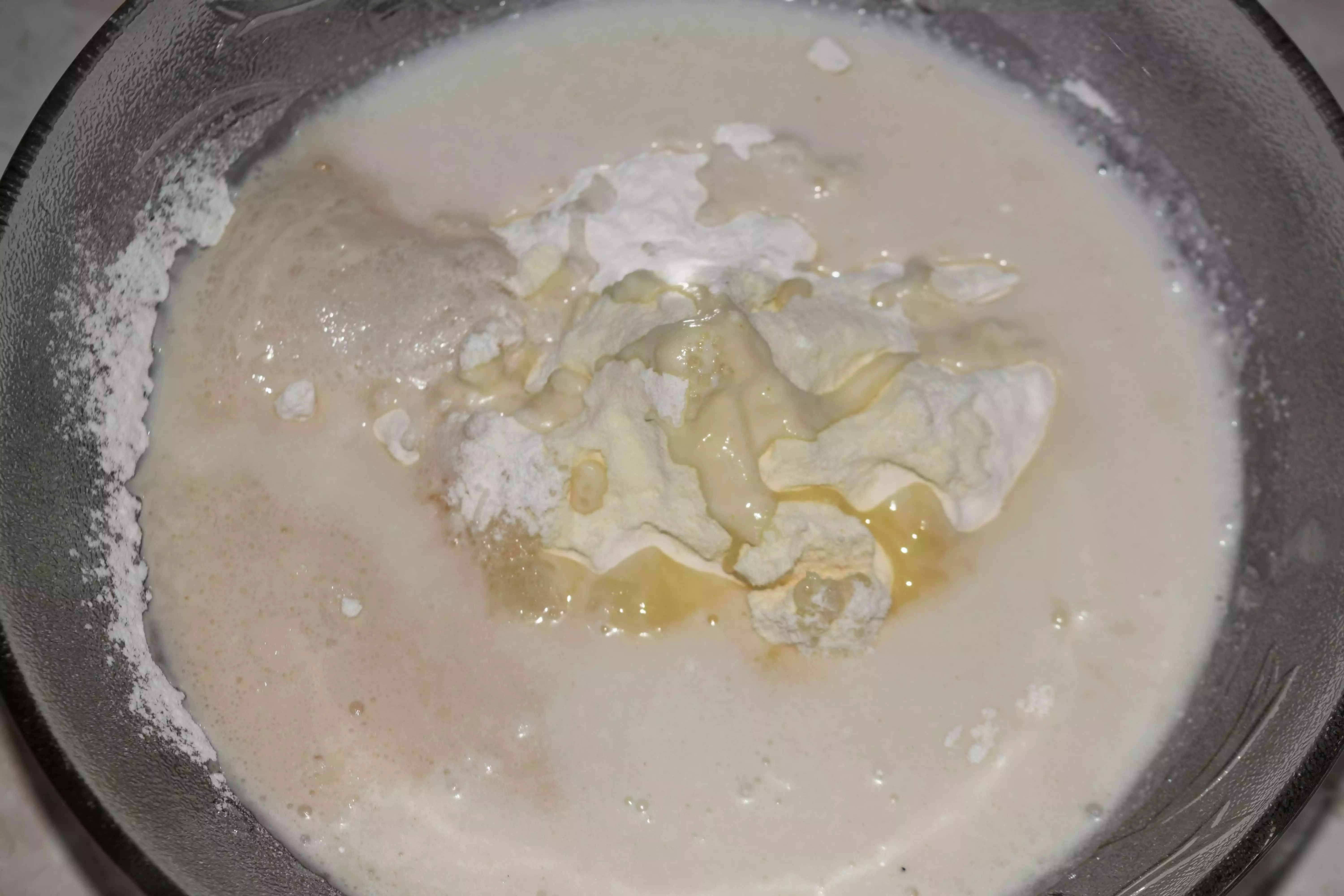 Step 1 Marble Taro Bread