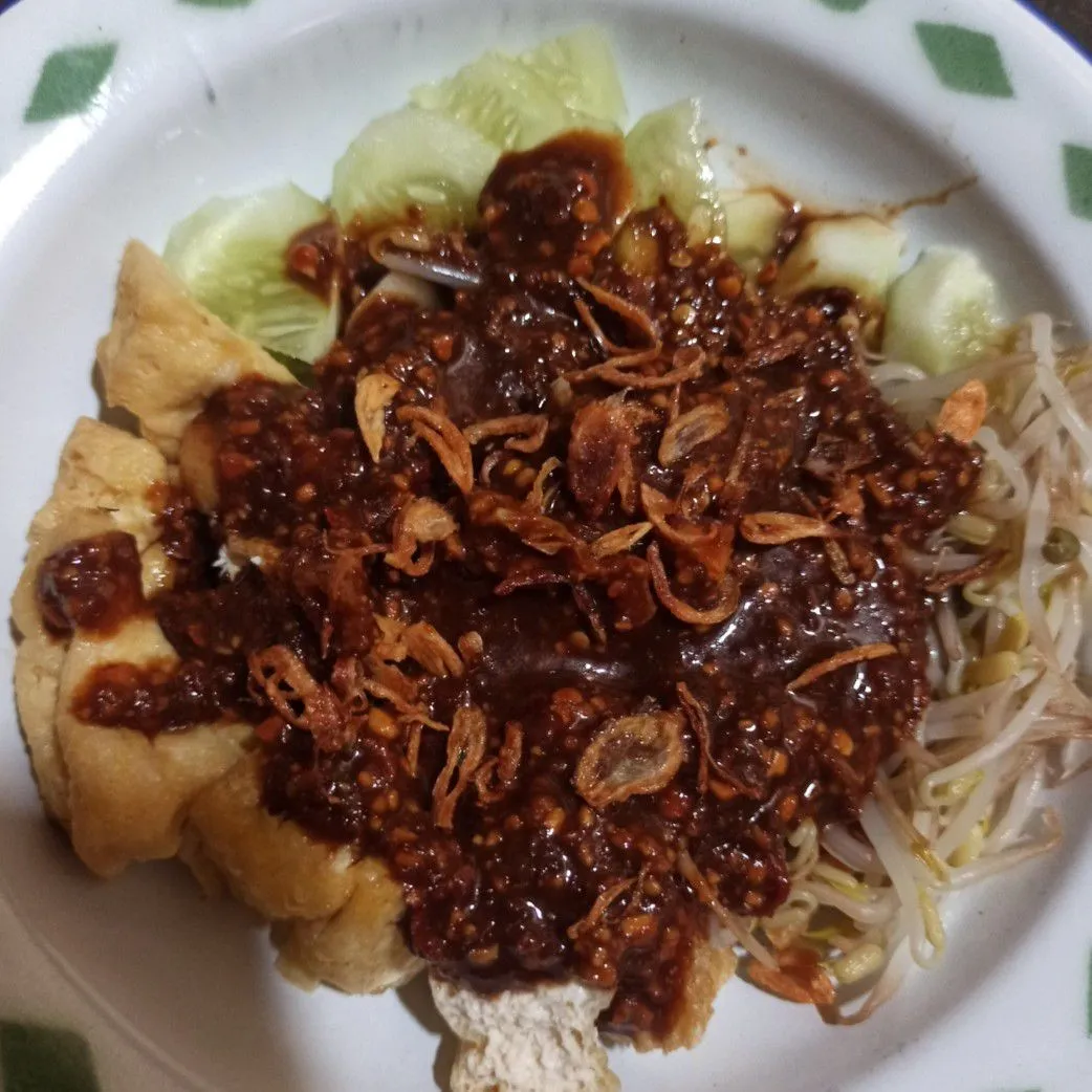 Step 6 Tahu Toge Timun Bumbu Kacang