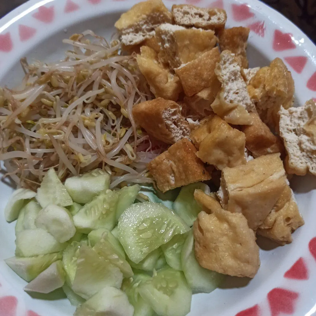 Step 2 Tahu Toge Timun Bumbu Kacang