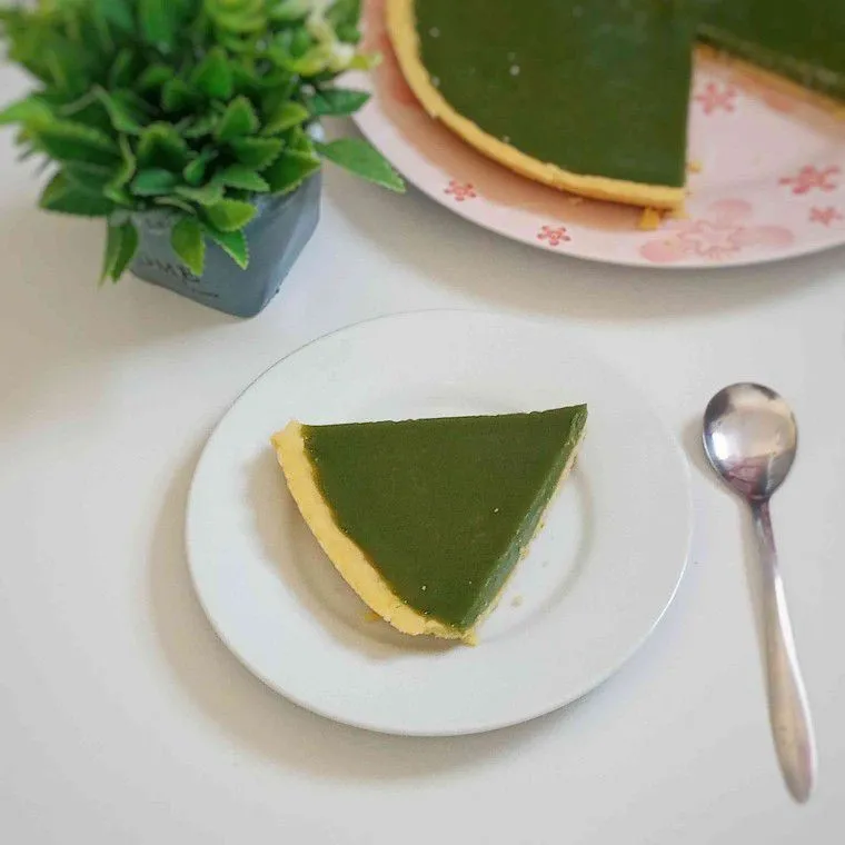 Pie Susu Matcha Teflon