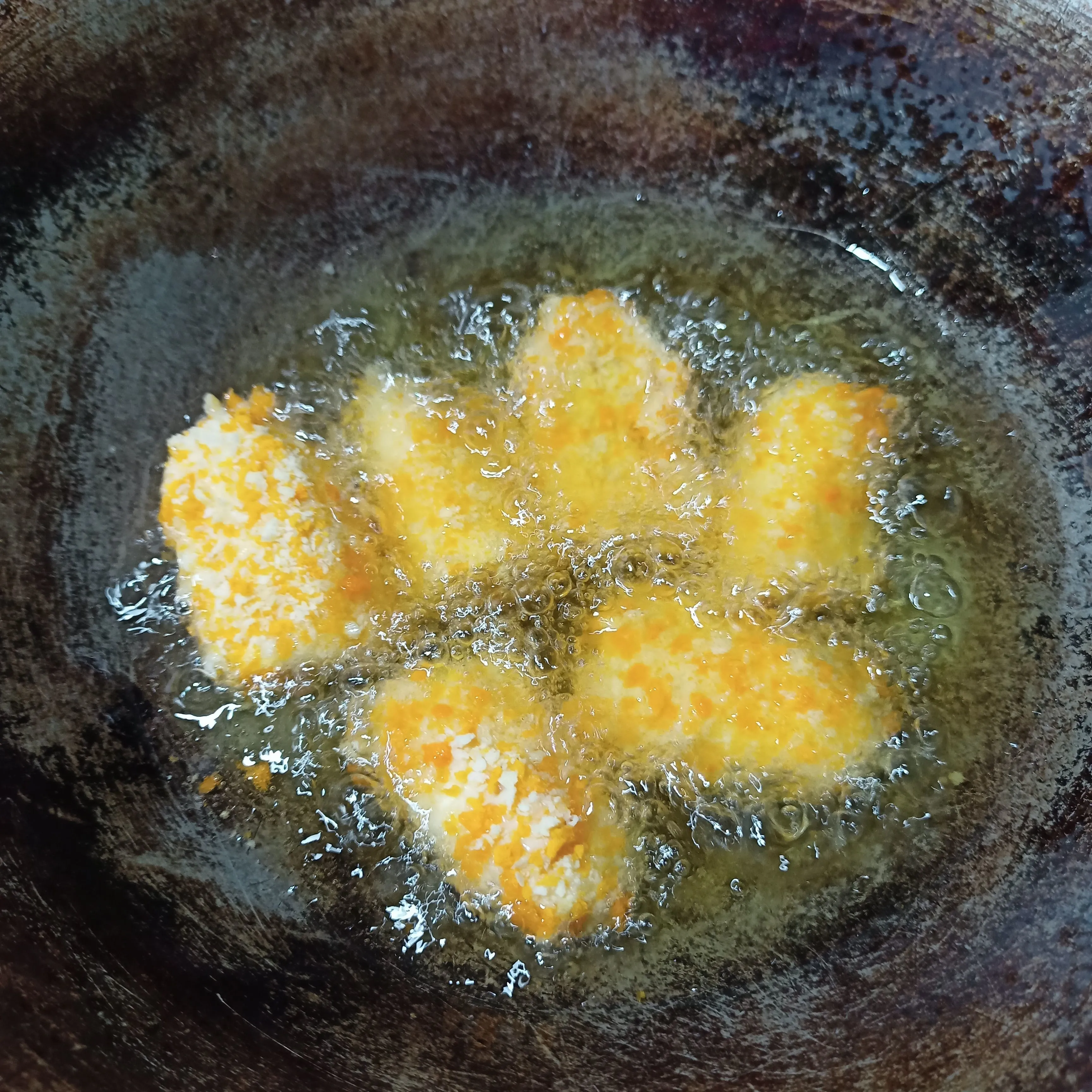 Step 4 Pisang Goreng Pasir