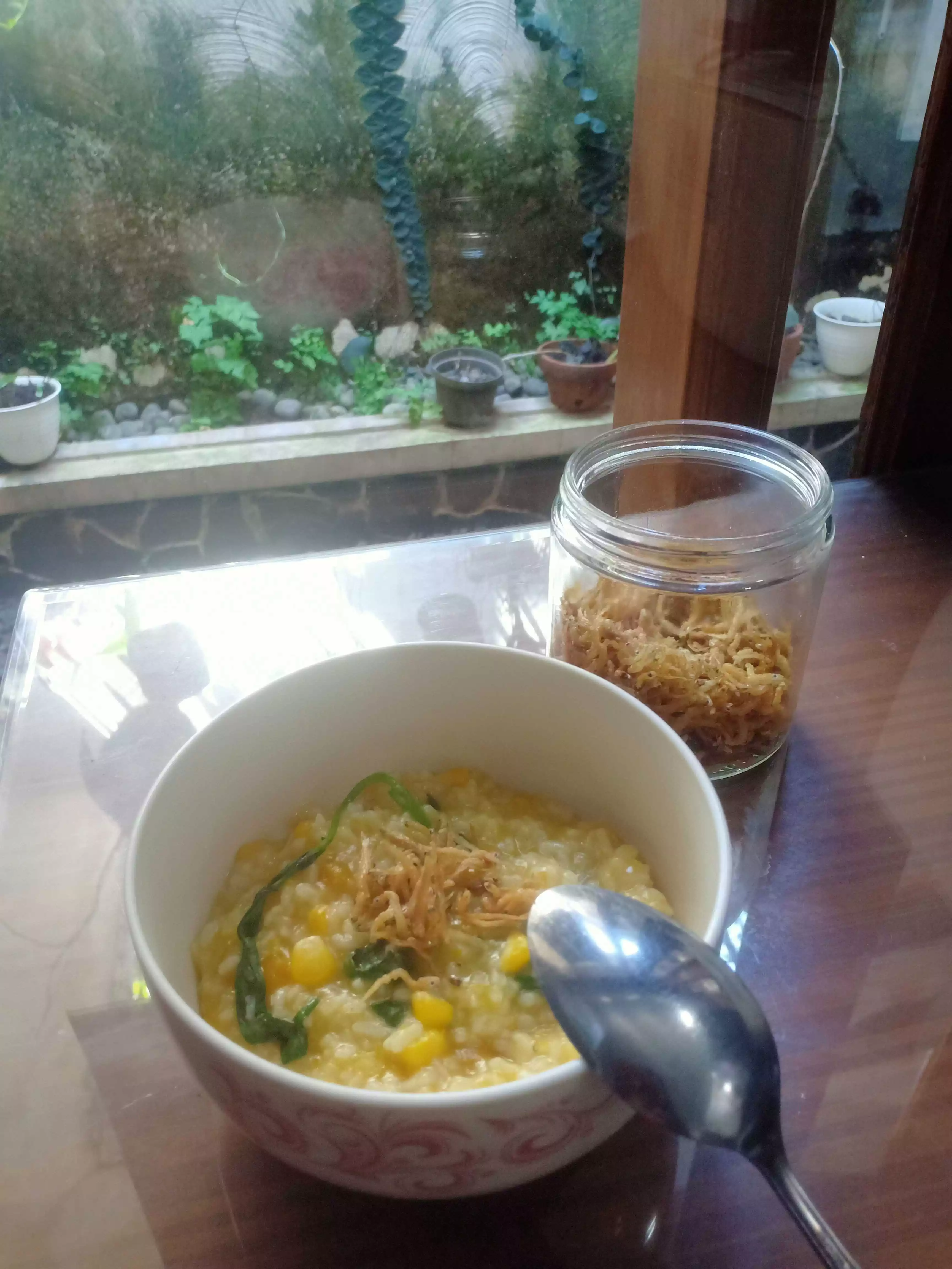 Step 5 Bubur Menado Ikan Teri