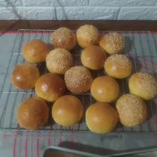 Panaskan oven 200 derajat celcius. Lalu panggang selama 15 menit atau tergantung masing-masing oven.