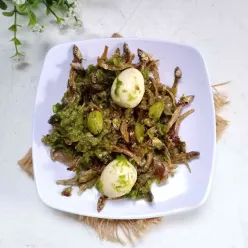 Sambalado Hijau Teri Petai