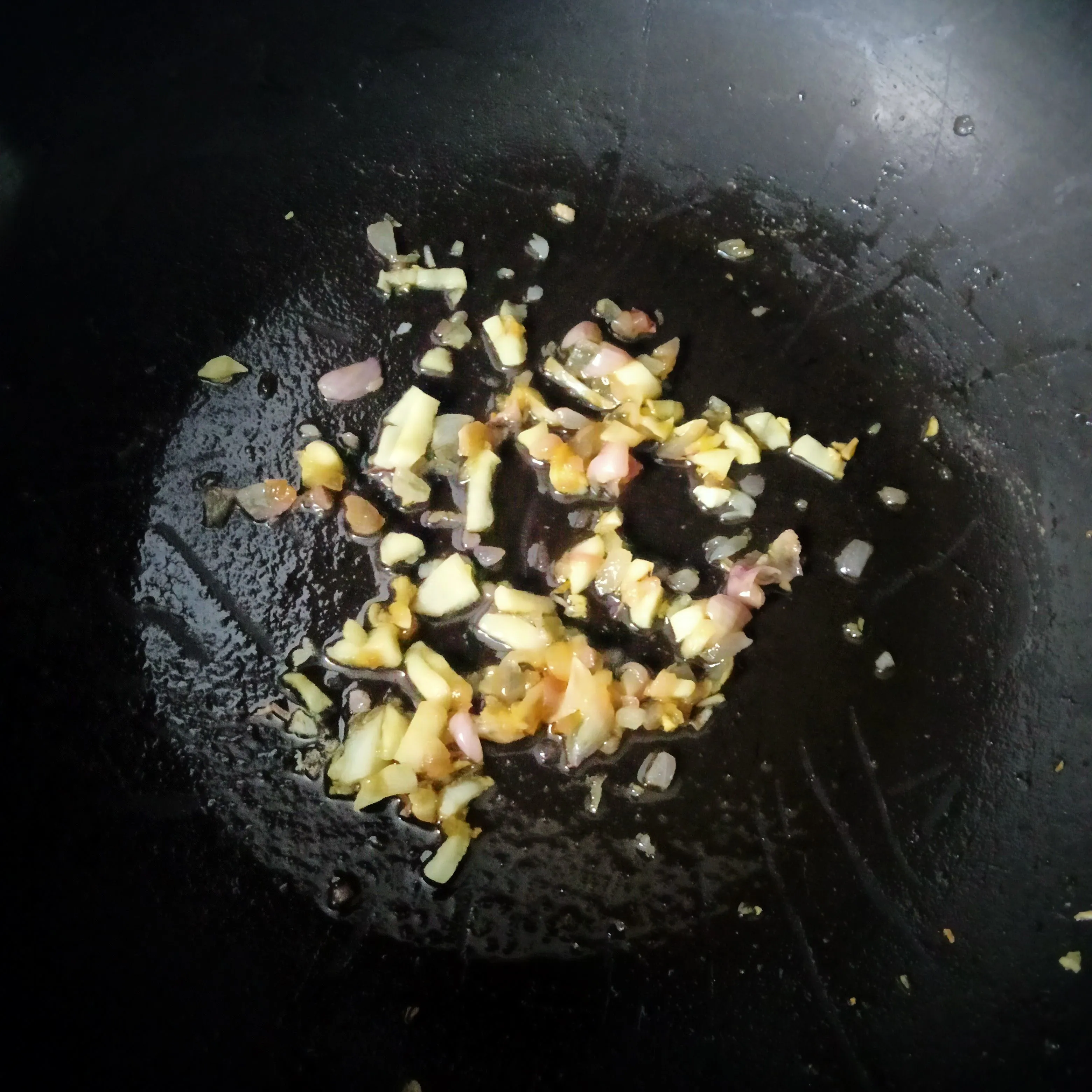 Step 1 Nasi Ayam Jamur