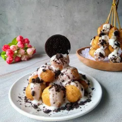 Lukumades Oreo