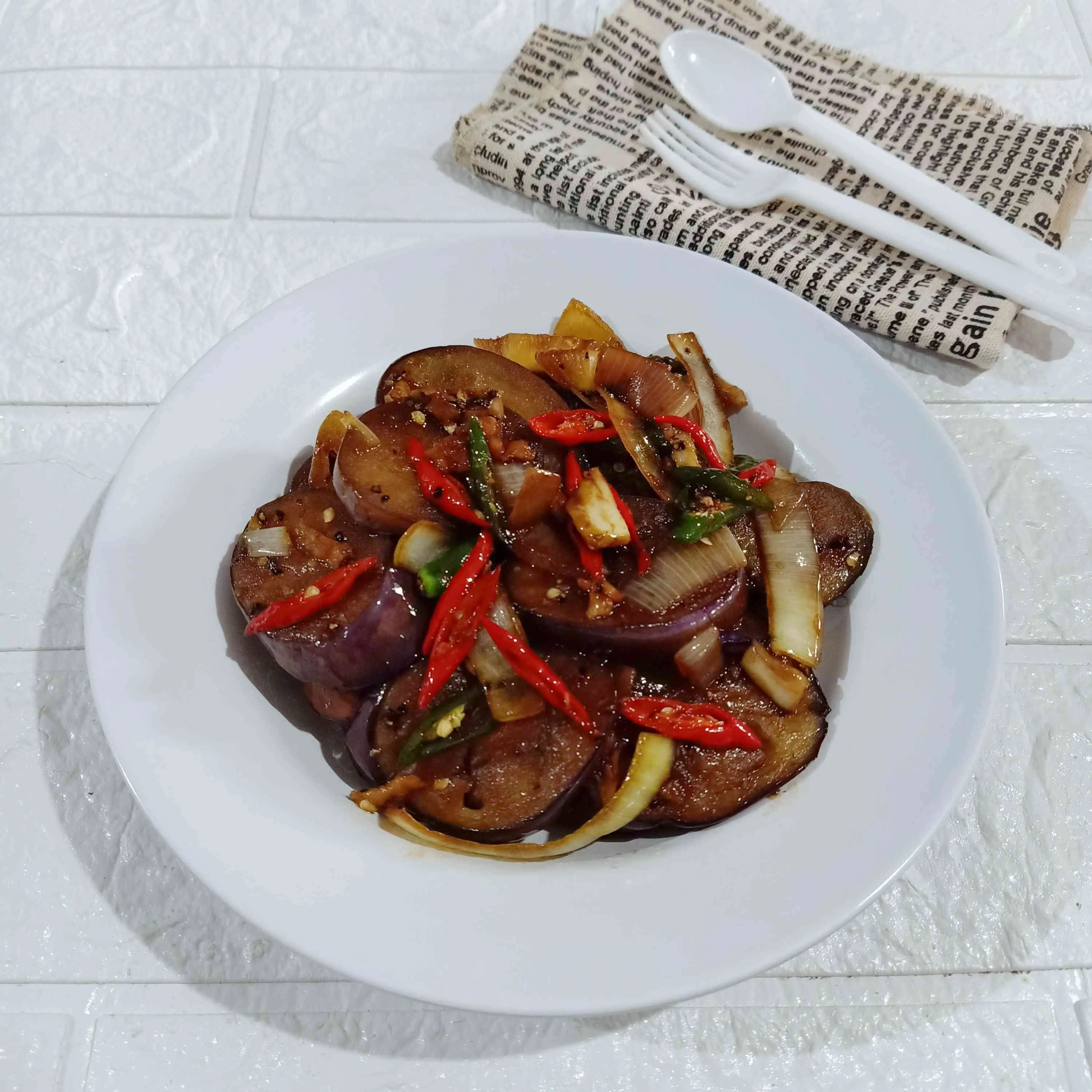 Terong Ungu Lada Hitam