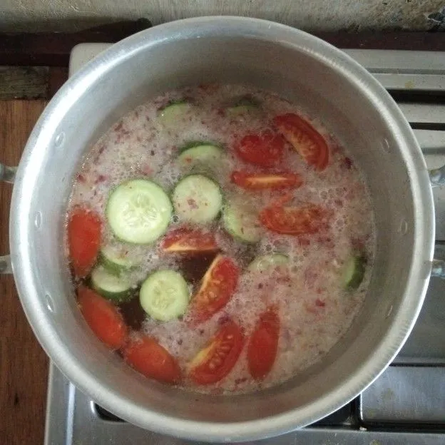 Step 7 Sayur Asam Kerai Kangkung