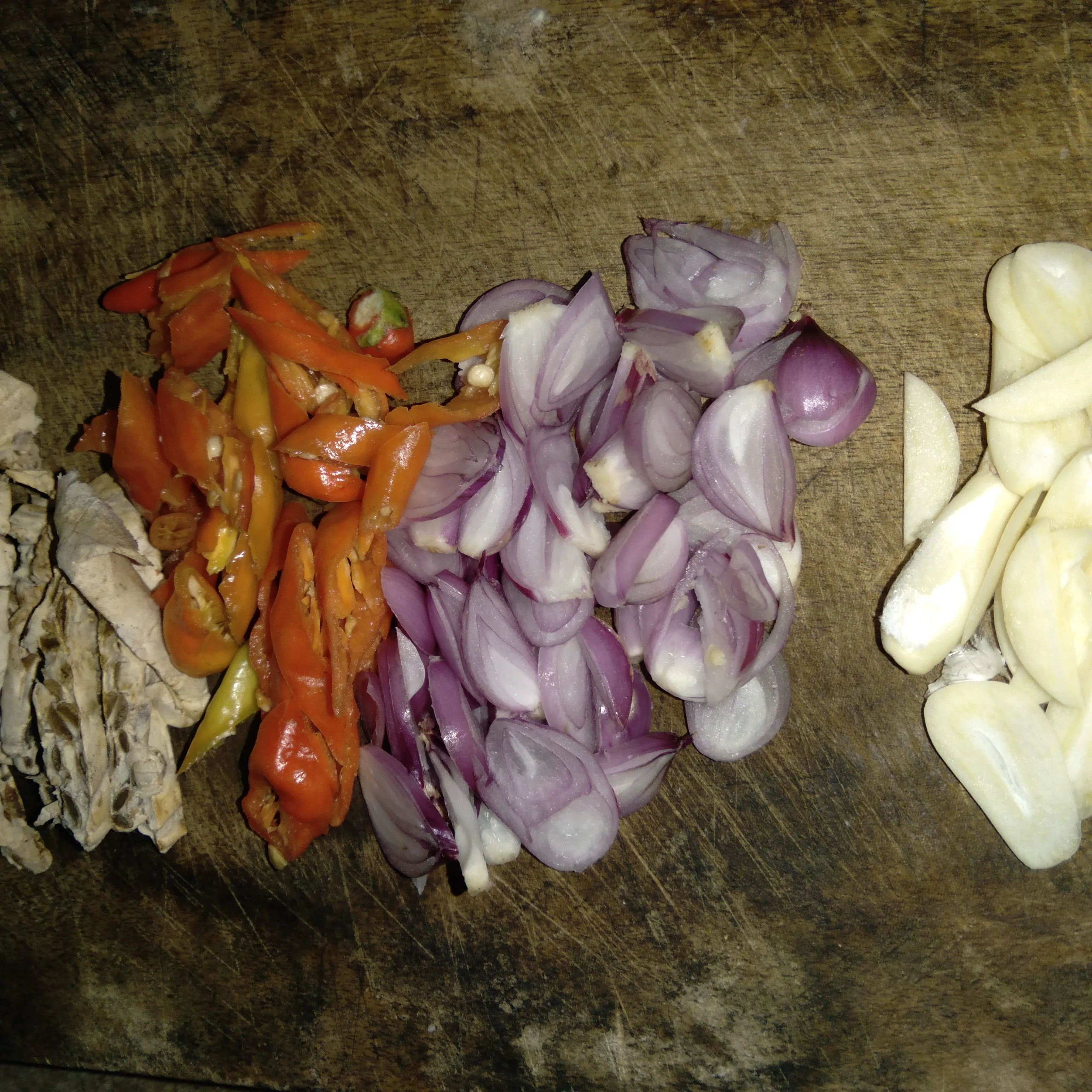 Step 3 Oseng Jagung Putren Kulit Melinjo