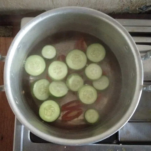 Step 6 Sayur Asam Kerai Kangkung