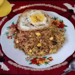 Nasi Goreng Jagung Bumbu Kari