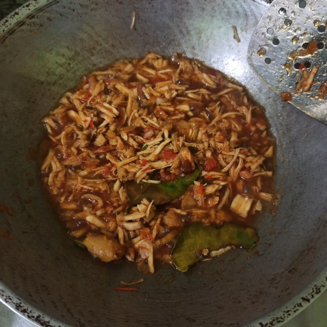 Step 6 Ayam Suwir Pedas Manis
