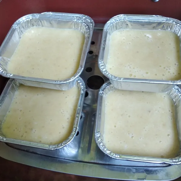 Kukus hingga matang kurang lebih selama 20 menit.