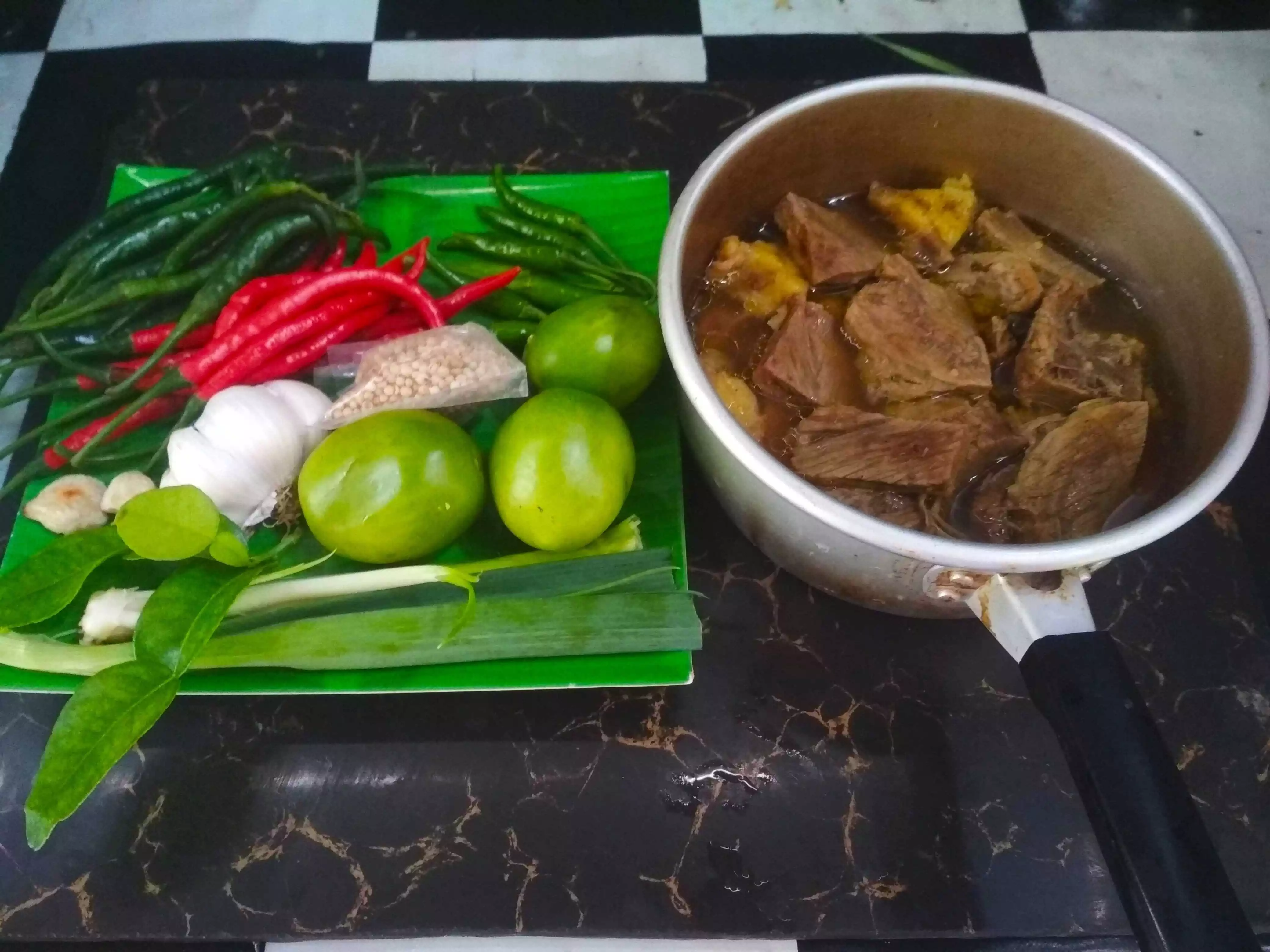 Step 1 Tongseng Daging Sambal Ijo