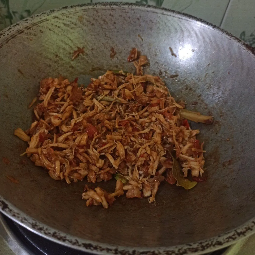 Step 7 Ayam Suwir Pedas Manis