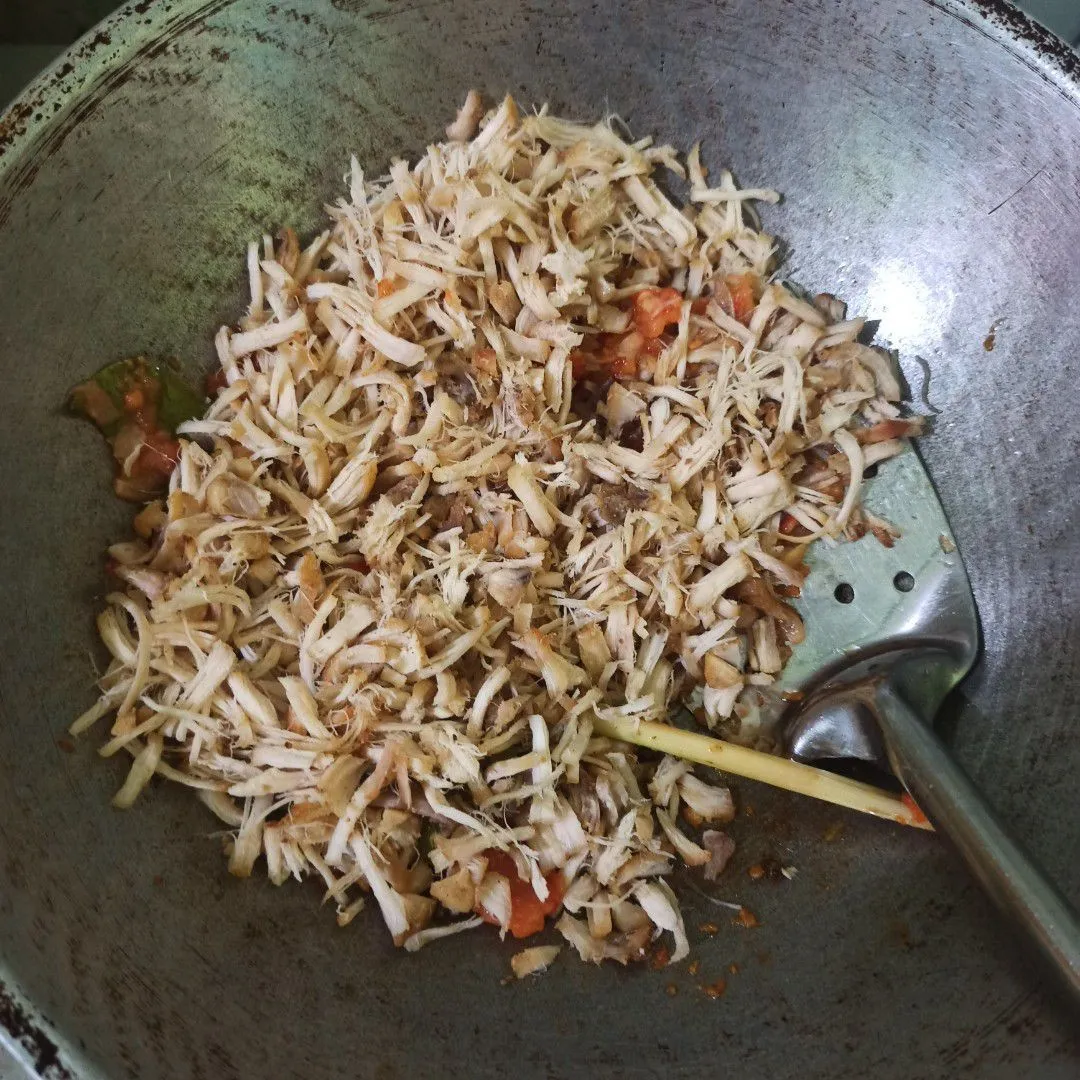 Step 5 Ayam Suwir Pedas Manis