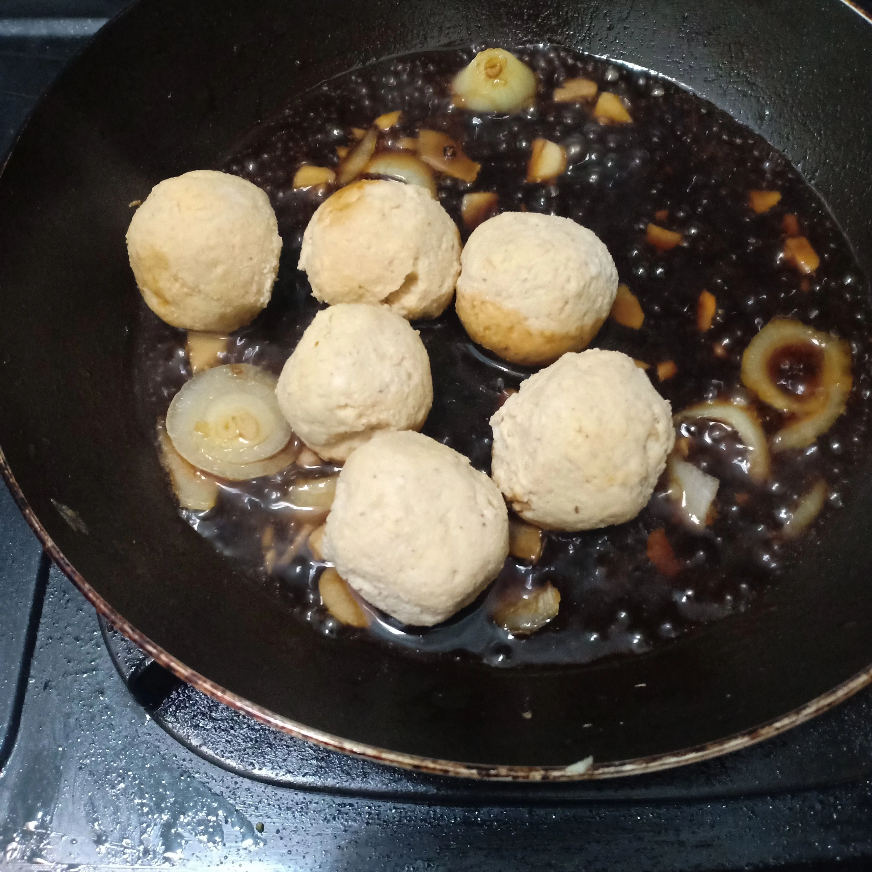 Step 5 Black pepper Ball Vegetarian